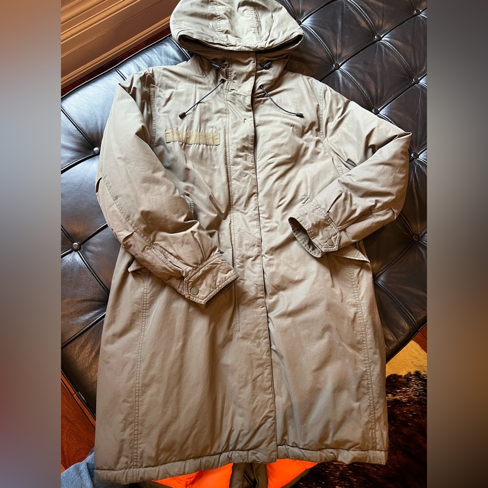 RAG & BONE  Bullet Olive Green Parka/Anorak Down Filled Jacket - Picture 6 of 13